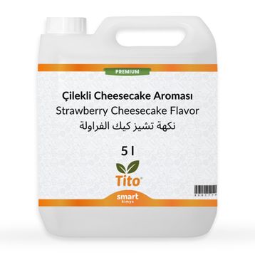 Tito 5 lt Premium C01 Çilekli Cheesecake Aroması