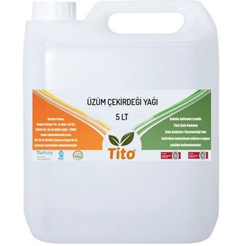 Tito 5 lt Üzüm Çekirdeği Yağı