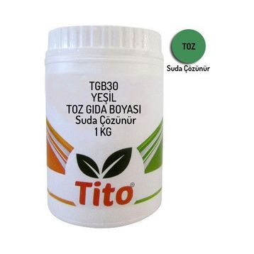 Tito Toz Suda Çözünür 1 kg Yeşil Gıda Renklendiricisi