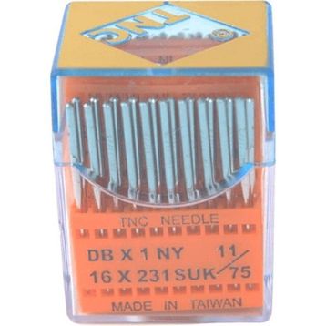 TNC DBX1 SUK 11/75 100 Adet Düz Makine İnce Dip Dikiş İğnesi