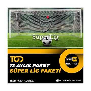 TOD 12 Aylık Süper Lig Paketi