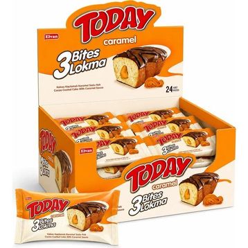 Today 40 gr 3 Bites Sütlü Kek (24 adet)