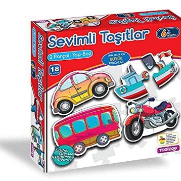 Todizoo 83904 Sevimli Taşıtlar - Dev Parçalı Yapboz