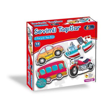 Todizoo 83904 Sevimli Taşıtlar - Dev Parçalı Yapboz