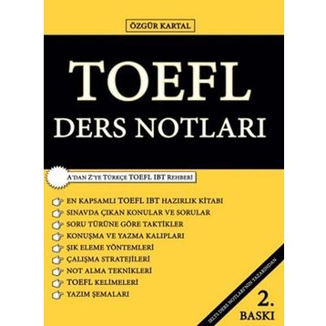 TOEFL Ders Notları - Özgür Kartal