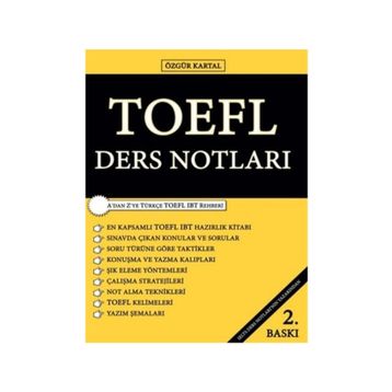 TOEFL Ders Notları - Özgür Kartal