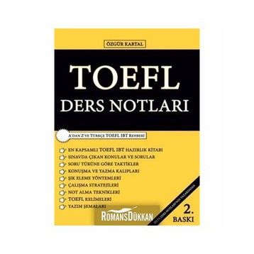 TOEFL Ders Notları - Özgür Kartal