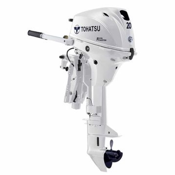 Tohatsu MFS20EW EPTL Uzun Şaft Marşlı Trimli Beyaz Deniz Motoru