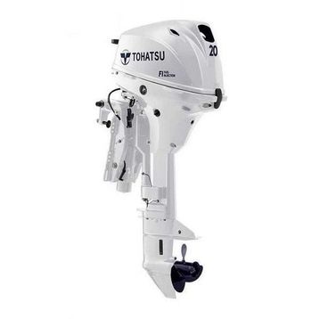 Tohatsu MFS20EWL 20 Hp Uzun Şaft Manuel Deniz Motoru Beyaz