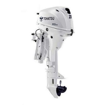 Tohatsu MFS20EWL 20 Hp Uzun Şaft Manuel Deniz Motoru Beyaz