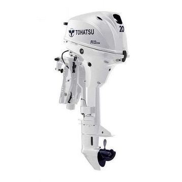 Tohatsu MFS20EWL 20 Hp Uzun Şaft Manuel Deniz Motoru Beyaz