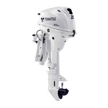 Tohatsu MFS20EWL 20 Hp Uzun Şaft Manuel Deniz Motoru Beyaz