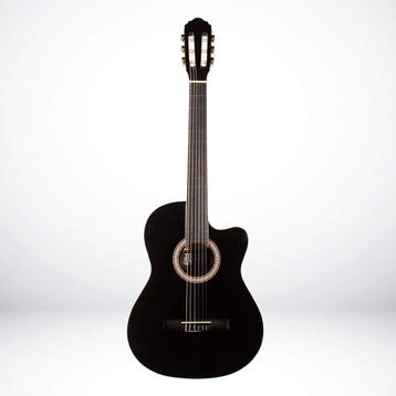 Toledo LC-3900C BK Cutaway Siyah Klasik Gitar