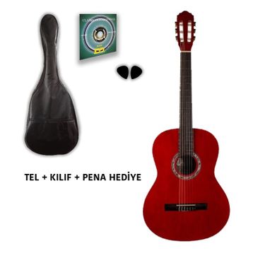 Toledo LC-3900RD Kırmızı Klasik Gitar