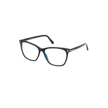 Tom Ford TF 5762B 001 55 Kare Siyah Kemik Mavi Işık Korumalı Kadın Gözlük