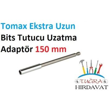 Tomax 150 mm Ekstra Uzun Manyetik Mıknatıs Bits Uzatma Adaptörü