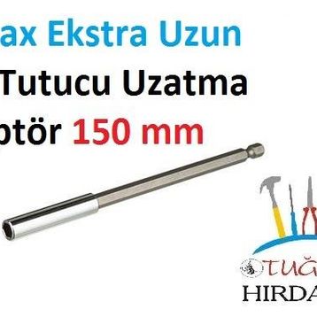 Tomax 150 mm Ekstra Uzun Manyetik Mıknatıs Bits Uzatma Adaptörü