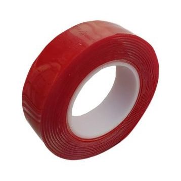 Tomax 18 mm x 2 mt Şeffaf Çift Taraflı Arilik Bant