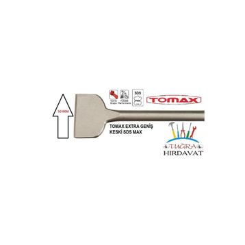 Tomax 18x400x50 SDS Max Büyük Kırıcı Eksta Geniş Keski