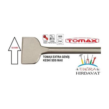 Tomax 18x400x50 SDS Max Büyük Kırıcı Eksta Geniş Keski