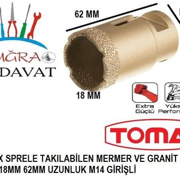 Tomax Mermer Granit M14 18 mm Panç