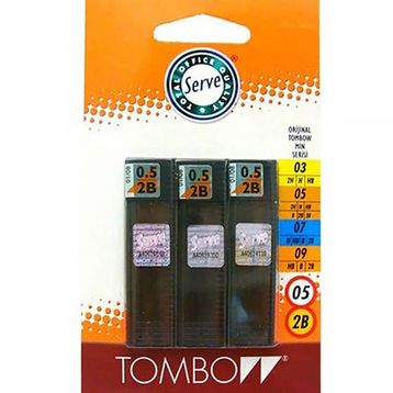 Tombow 0.5 mm 2B 3'lü Blister Kalem Ucu