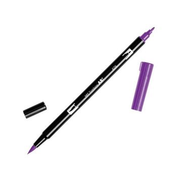 Tombow Dual Brush Pen 676 Royal Purple Grafik Çizim Kalemi