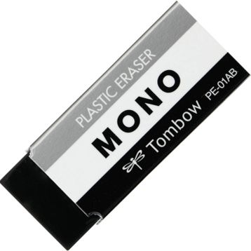 Tombow Siyah 17X11X43 MM Mono Silgi
