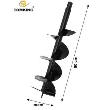 Tomking 200 mm Toprak Delme Burgusu