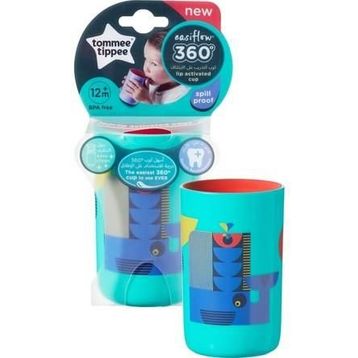 Tommee Tippee Kulpsuz Desenli 250 ml Yeşil 360 Derece Bardak