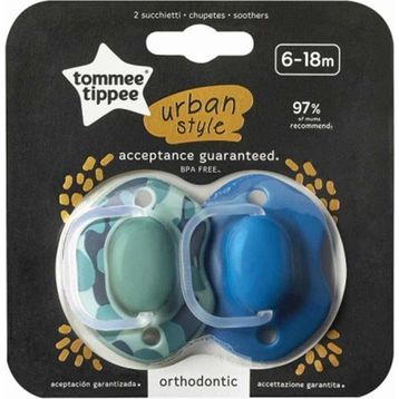 Tommee Tippee Urban Style 2'li 6-18 Ay Emzik