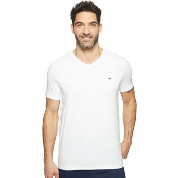 Tommy Hilfiger 09T3140-100 Beyaz Erkek T-shirt