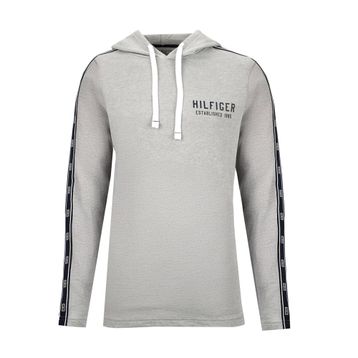 Tommy Hilfiger 09T4088-004 Gri Erkek Kapüşonlu Sweatshirt