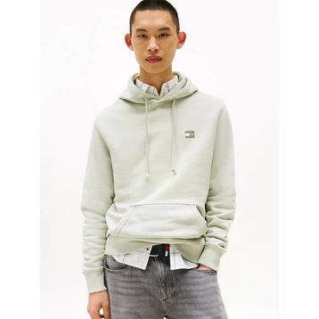 Tommy Hilfiger DM0DM20258 TJM Reg Badge Hoodie EXT Yeşil Erkek Sweatshirt