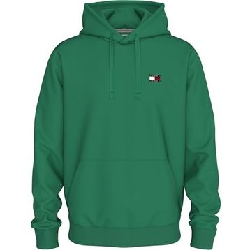 Tommy Hilfiger DM0DM20258 TJM Reg Badge Hoodie EXT Yeşil Erkek Sweatshirt