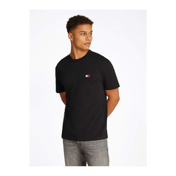 Tommy Hilfiger DM0DM20322 TJM Reg Badge Tee Ext Siyah Erkek T-shirt