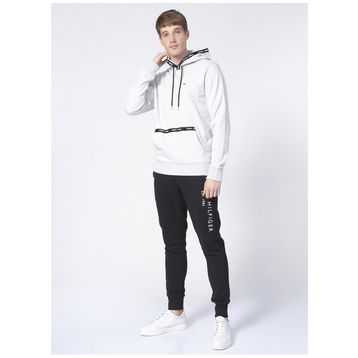 Tommy Hilfiger MW0MW08388BDS Normal Kalıp Düz Siyah Erkek Eşofman Altı