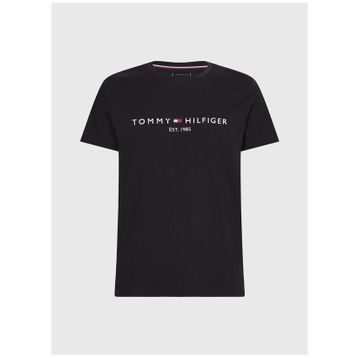 Tommy Hilfiger MW0MW11465BAS Bisiklet Yaka Siyah Erkek T-shirt