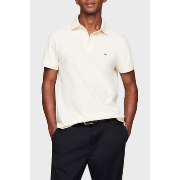 Tommy Hilfiger MW0MW17771 AEF Bej Polo Yaka Erkek T-shirt