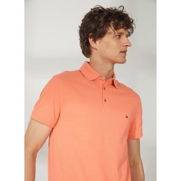 Tommy Hilfiger MW0MW17771TKL Pembe Slim Fit Polo Erkek T-shirt