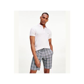 Tommy Hilfiger MW0MW17771TOG Polo Yaka Slim Fit Düz Pembe Erkek T-shirt