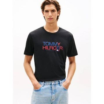 Tommy Hilfiger MW0MW42369BDS Brand Love Big Text Erkek Tişört