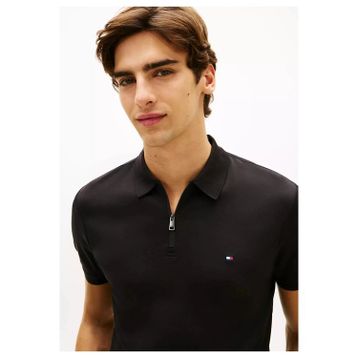 Tommy Hilfiger MW0MW42758BDS Interlock Zip Reg Erkek Polo Tişört