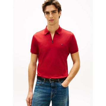 Tommy Hilfiger MW0MW42758XIT Interlock Zip Reg Erkek Polo Tişört