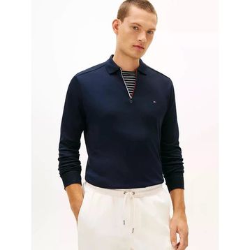 Tommy Hilfiger MW0MW42808 Liquid Rwb Zip Erkek Polo Tişört