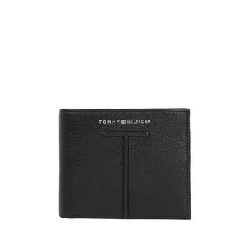 Tommy Hilfiger TH CENTRAL EXTRA CC AND COIN 9,7x11,4x2,9 cm Siyah Erkek Cüzdan