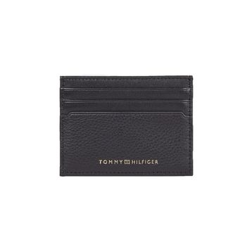 Tommy Hilfiger TH PREMIUM LEATHER CC HOLDER 7,6x10,3x1 cm Siyah Erkek Kartlık