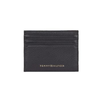 Tommy Hilfiger TH PREMIUM LEATHER CC HOLDER 7,6x10,3x1 cm Siyah Erkek Kartlık