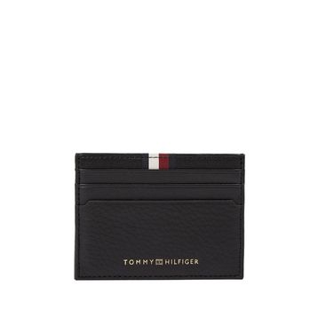Tommy Hilfiger TH PREMIUM LEATHER CC HOLDER 7,6x10,3x1 cm Siyah Erkek Kartlık