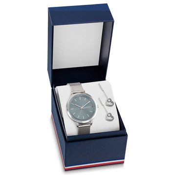 Tommy Hilfiger TH2770157 Kadın Kol Saati ve Küpe Seti